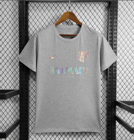 24/25 Barcelona x Balmain Gray Training Jersey