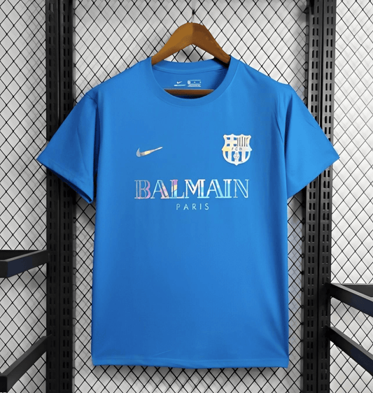 24/25 Barcelona x Balmain Blue Training Jersey