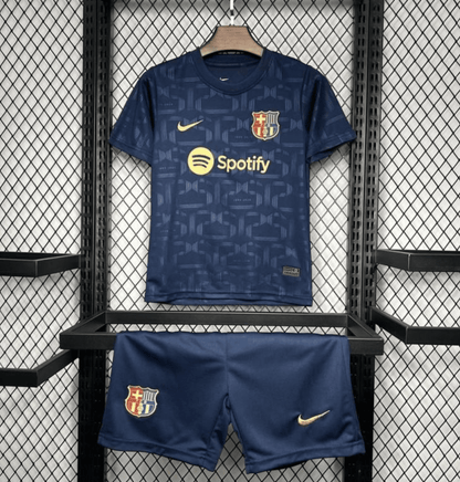 24/25 Barcelona Kids Away Navy Jersey