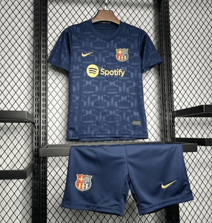 24/25 Barcelona Kids Away Navy Jersey