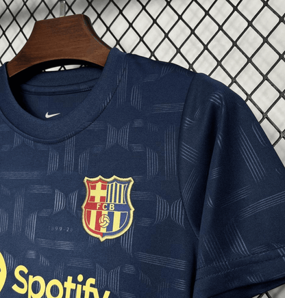 24/25 Barcelona Kids Away Navy Jersey