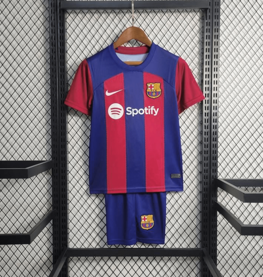 23/24 Barcelona Kids Home Jersey