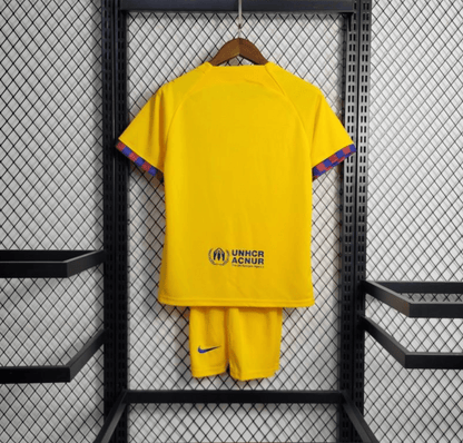 23/24 Barcelona Kids Forth Yellow Jersey