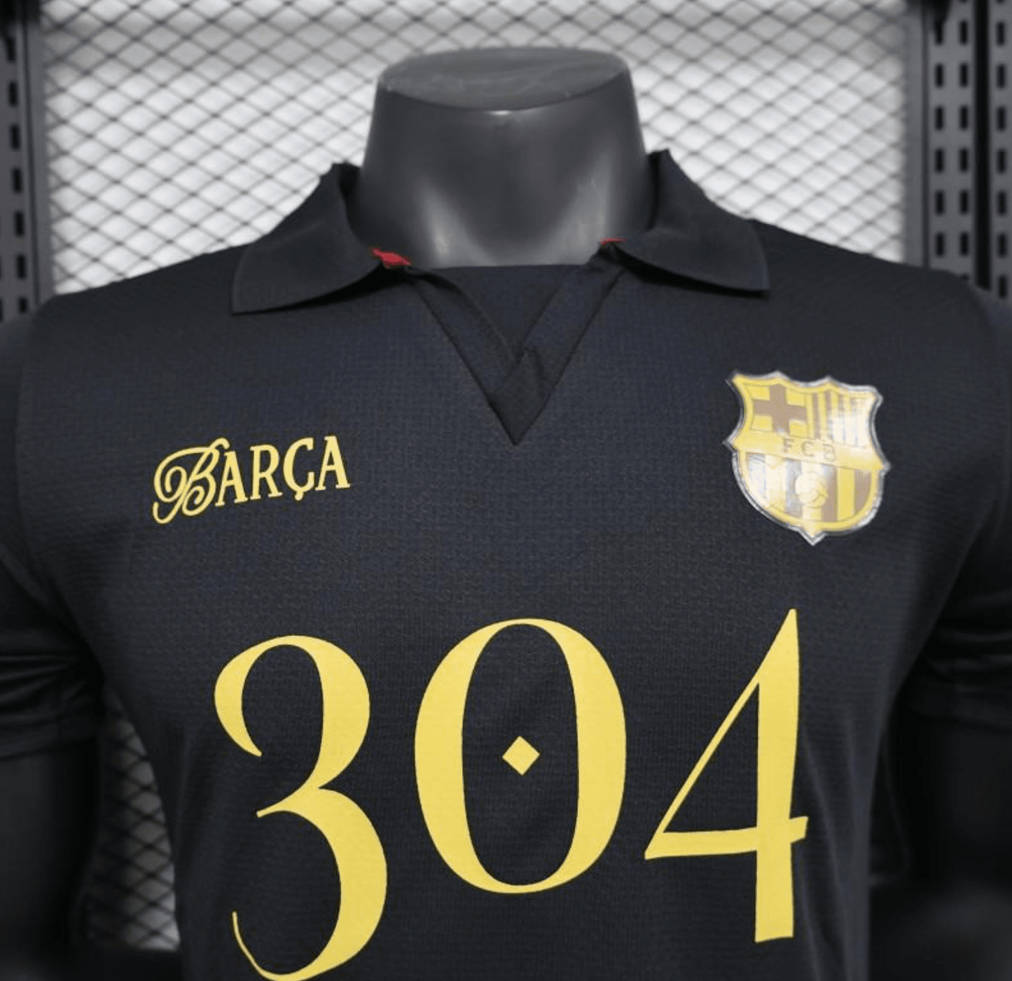 24/25 Barcelona Kopa Trophy Lamine Yamal Polo Black Jersey