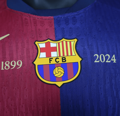 24/25 Barcelona Home 125Th Anniversary 1899-2024 Special Jersey