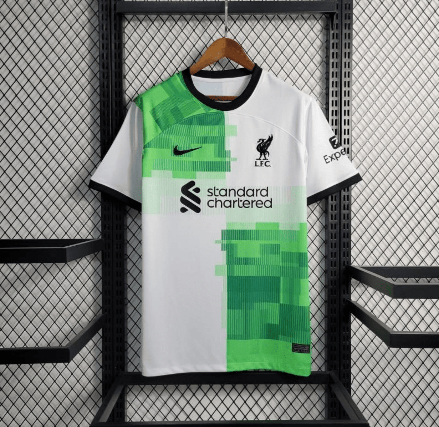 23/24 Liverpool Away White/Green Jersey