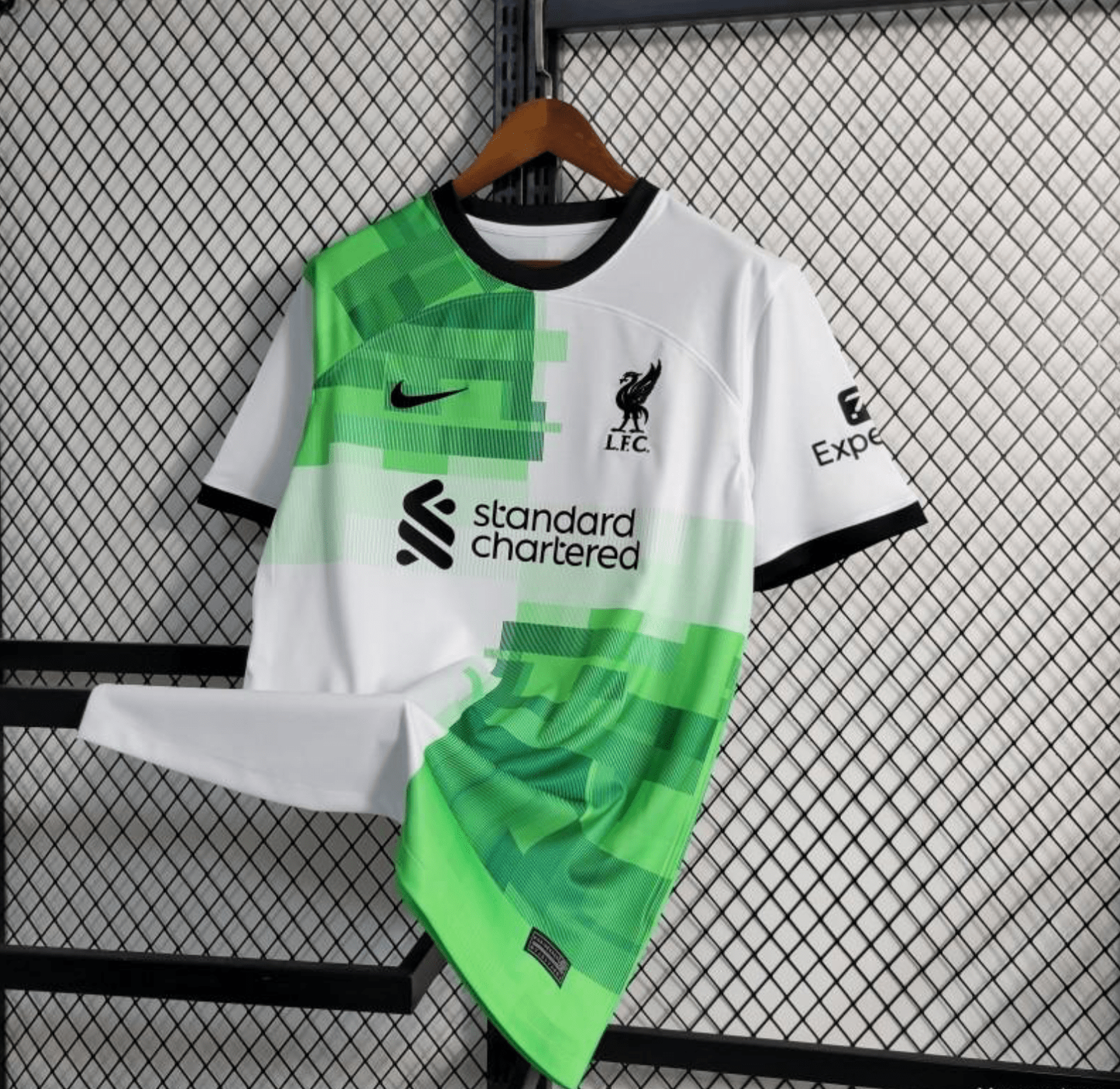 23/24 Liverpool Away White/Green Jersey