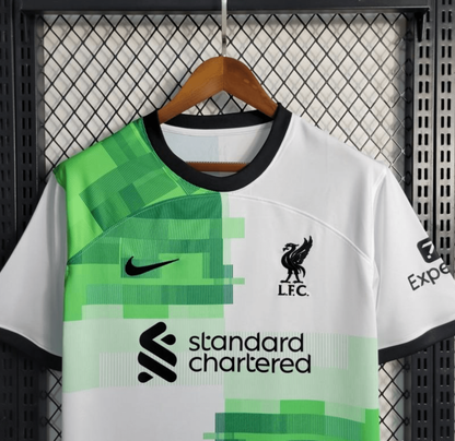 23/24 Liverpool Away White/Green Jersey