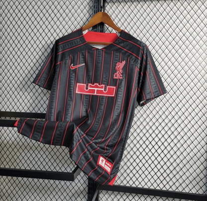 23/24 Liverpool x Lebron Black Jersey