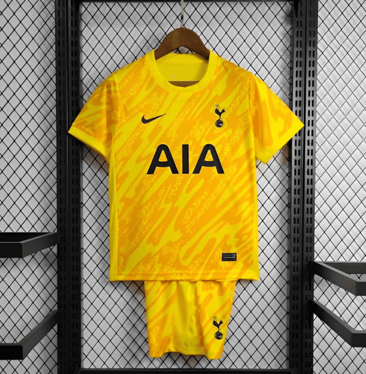 24/25 Kids Tottenham Hotspur Yellow Goalkeeper Jersey