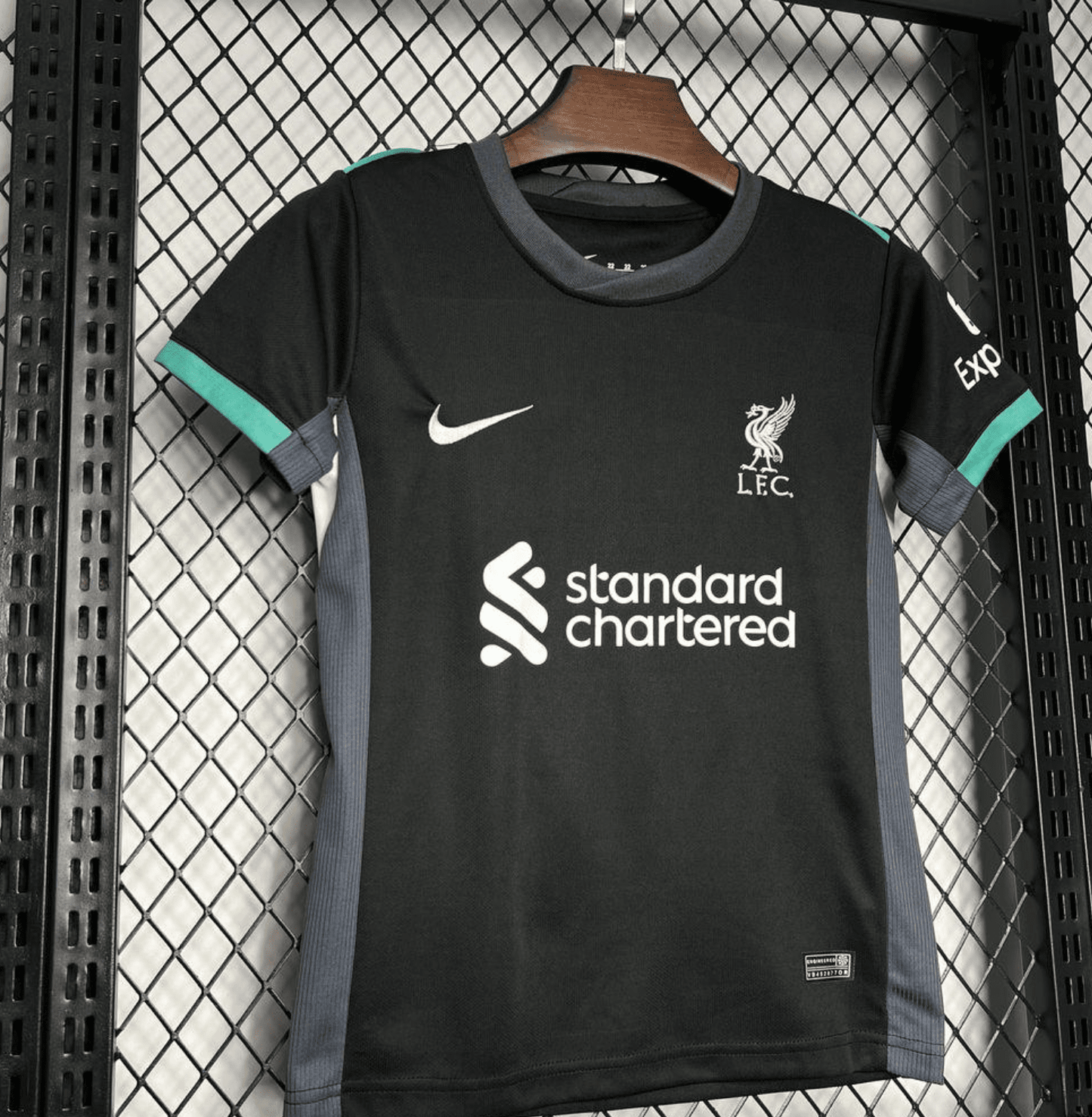 24/25 Kids Liverpool Away Black Jersey