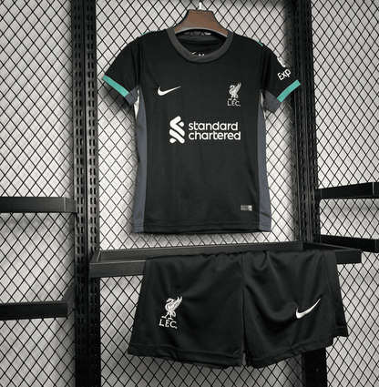 24/25 Kids Liverpool Away Black Jersey