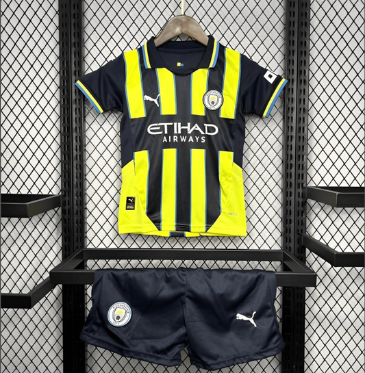 24/25 Kids Manchester City Away Jersey