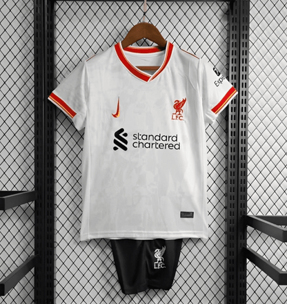 24/25 Kids Liverpool Third White Jersey