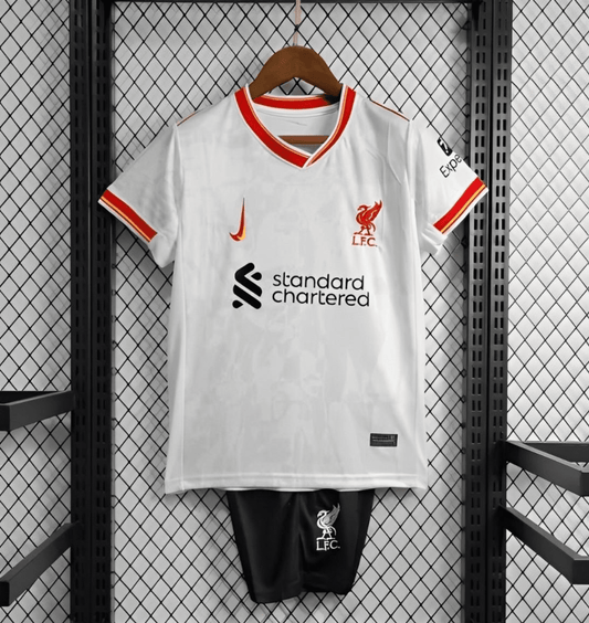 24/25 Kids Liverpool Third White Jersey