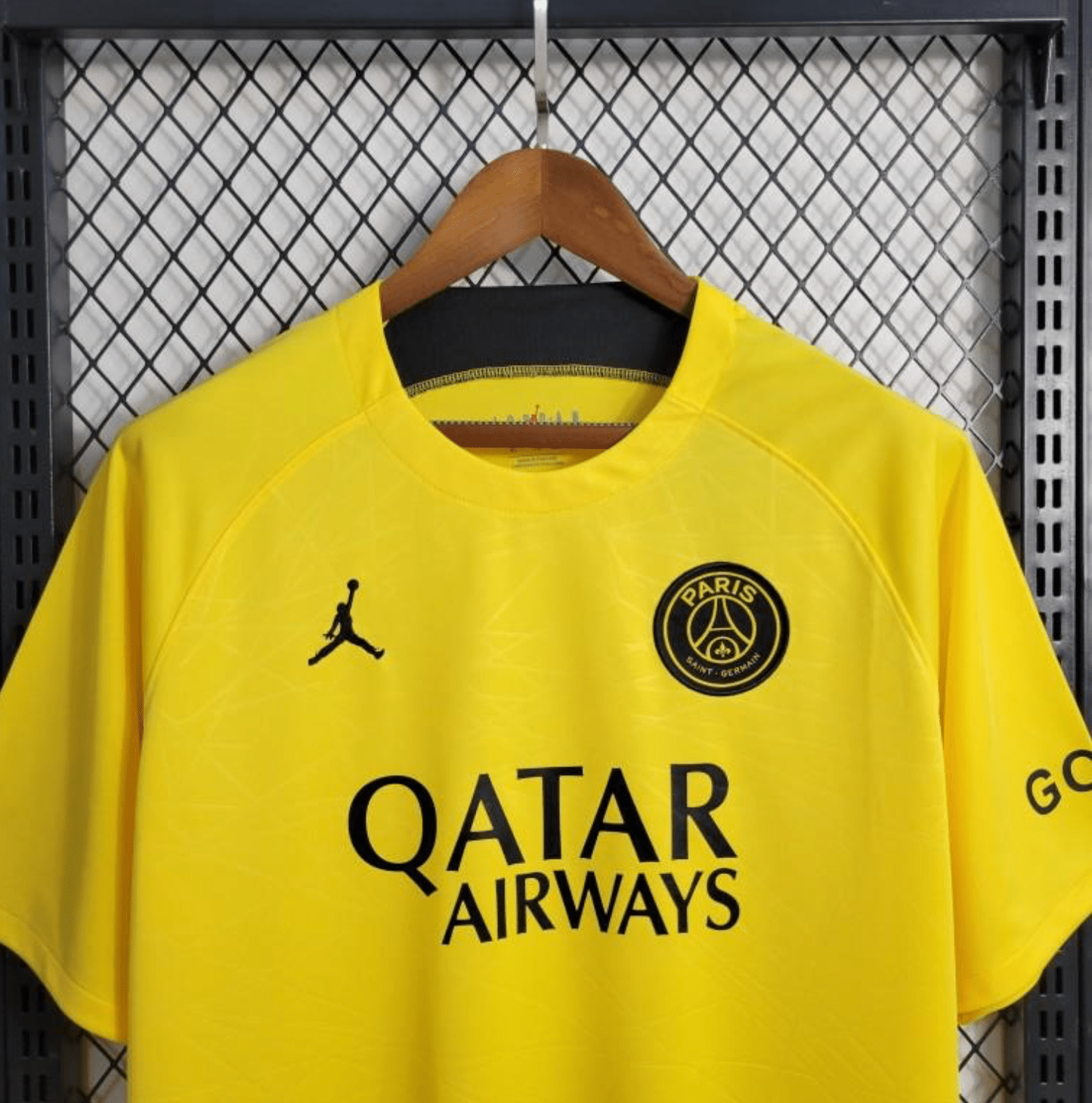 23/24 PSG Forth Pre-Match Yellow Training Jersey