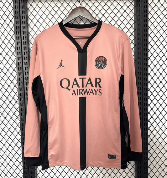 24/25 PSG Third Pink Long Sleeve Jersey