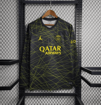 23/24 PSG Forth Black Long Sleeve Jersey