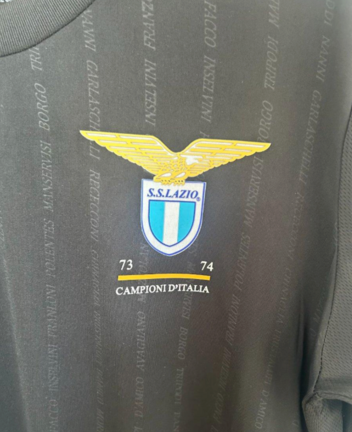 23/24 SS Lazio Black 50th Anniversary Jersey