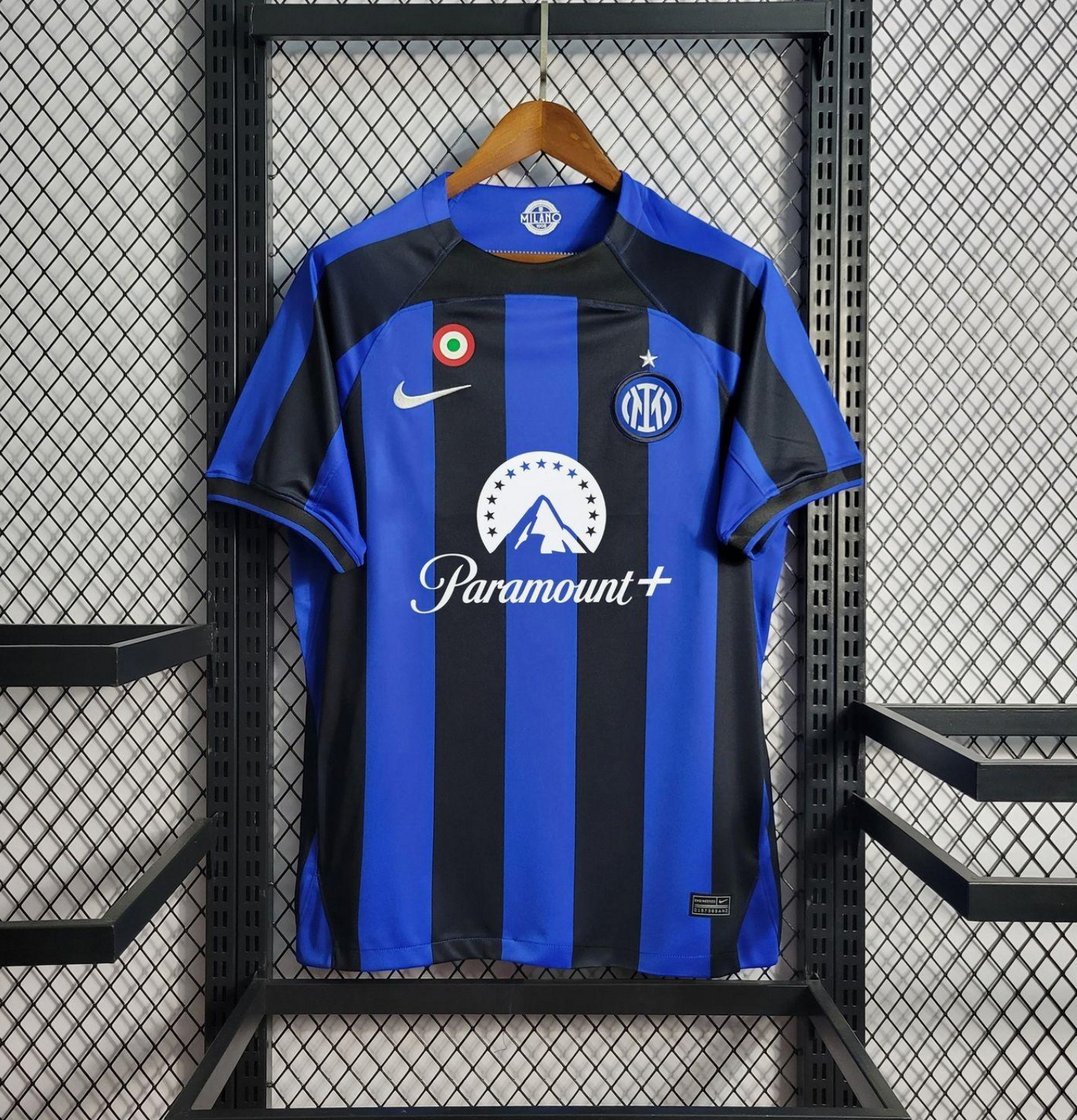 22/23 Inter Milan Home Jersey With Paramount Plus Sponsor