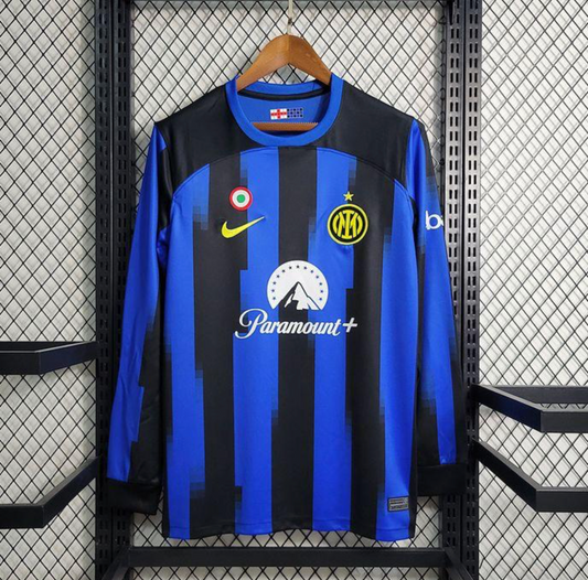 23/24 Inter Milan Home Long Sleeve Jersey