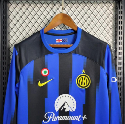 23/24 Inter Milan Home Long Sleeve Jersey