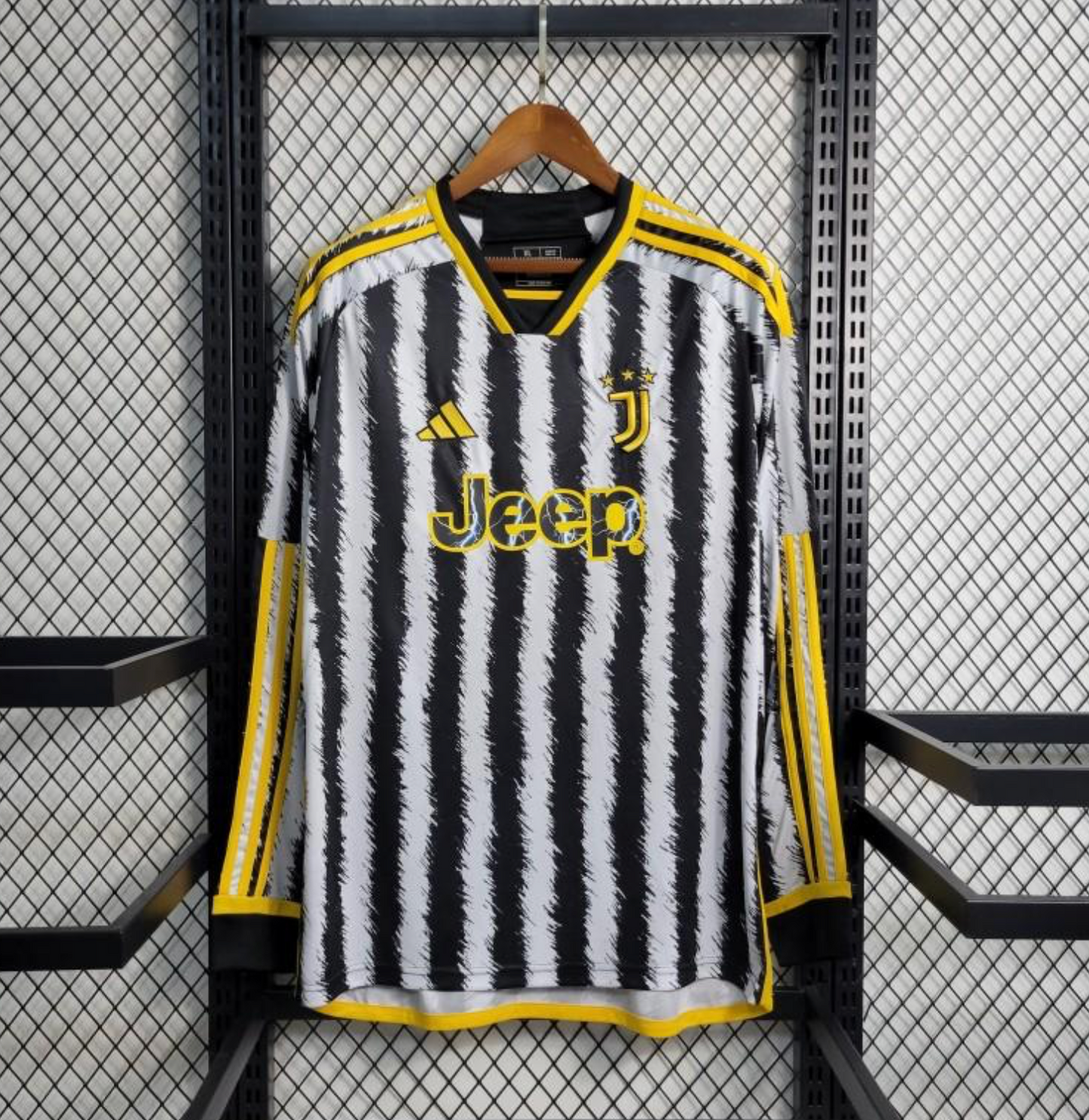 23/24 Juventus Home Long Sleeve Jersey