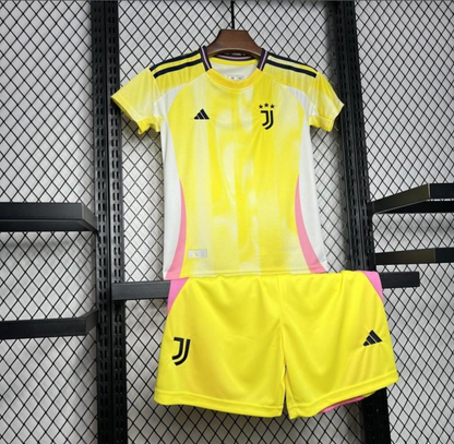 24/25 Kids Juventus Away Yellow Jersey