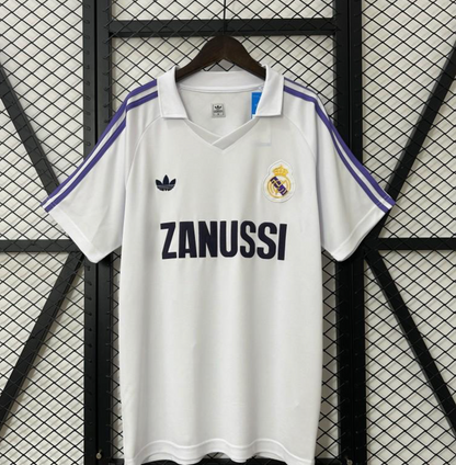 84/85 Retro Real Madrid Home Jersey