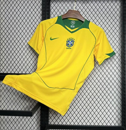 Retro Brazil 2004 Home Jersey