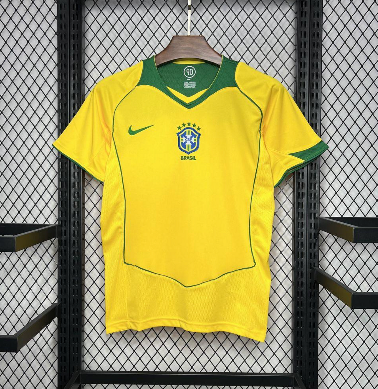 Retro Brazil 2004 Home Jersey