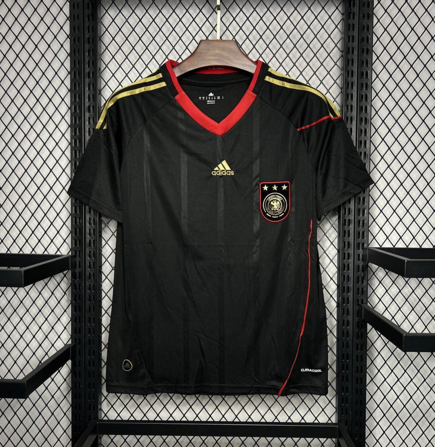 Retro Germany 2010 Away Black Jersey