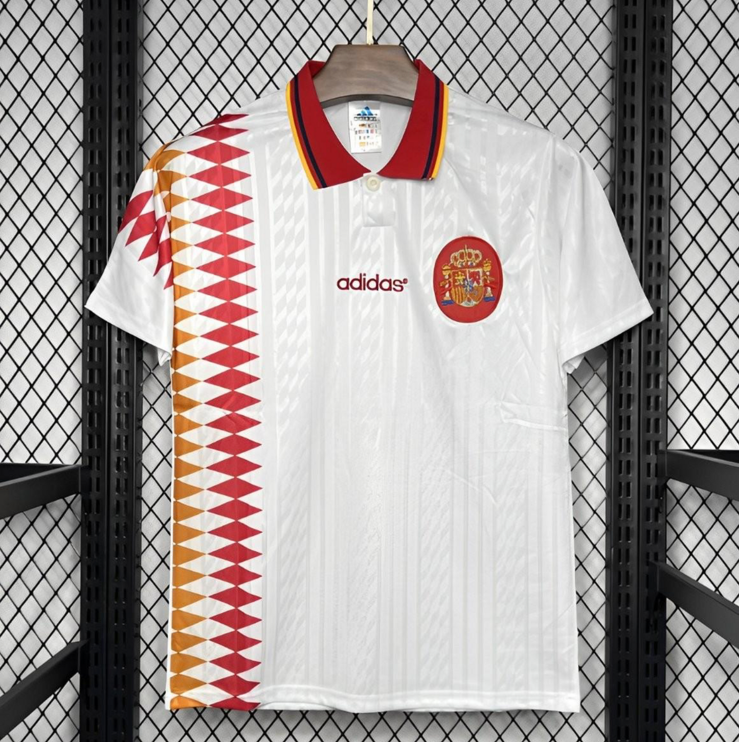 Retro 1994 Spain Away White Jersey