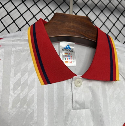 Retro 1994 Spain Away White Jersey