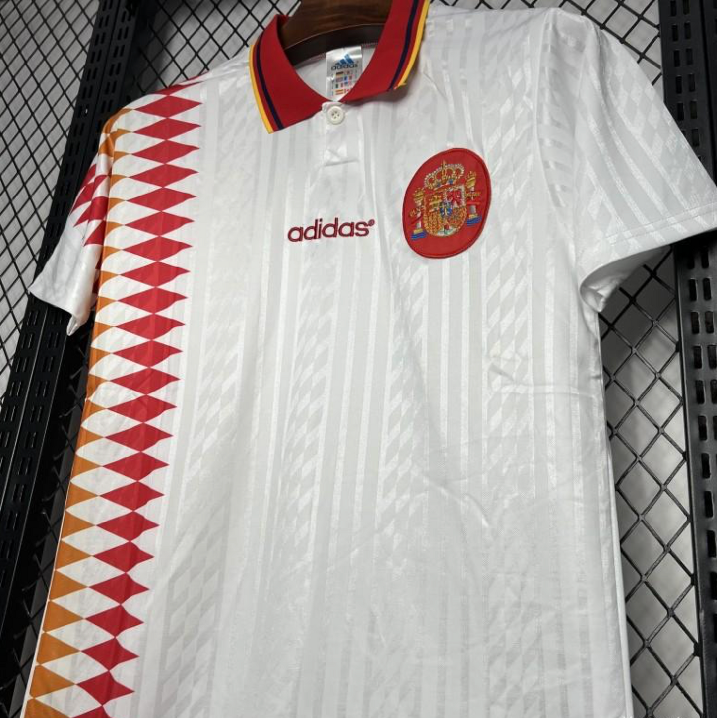 Retro 1994 Spain Away White Jersey