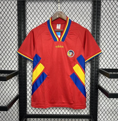 Retro 1994 Romania Away Red Jersey