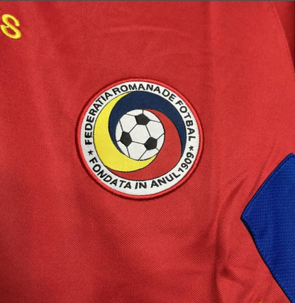 Retro 1994 Romania Away Red Jersey