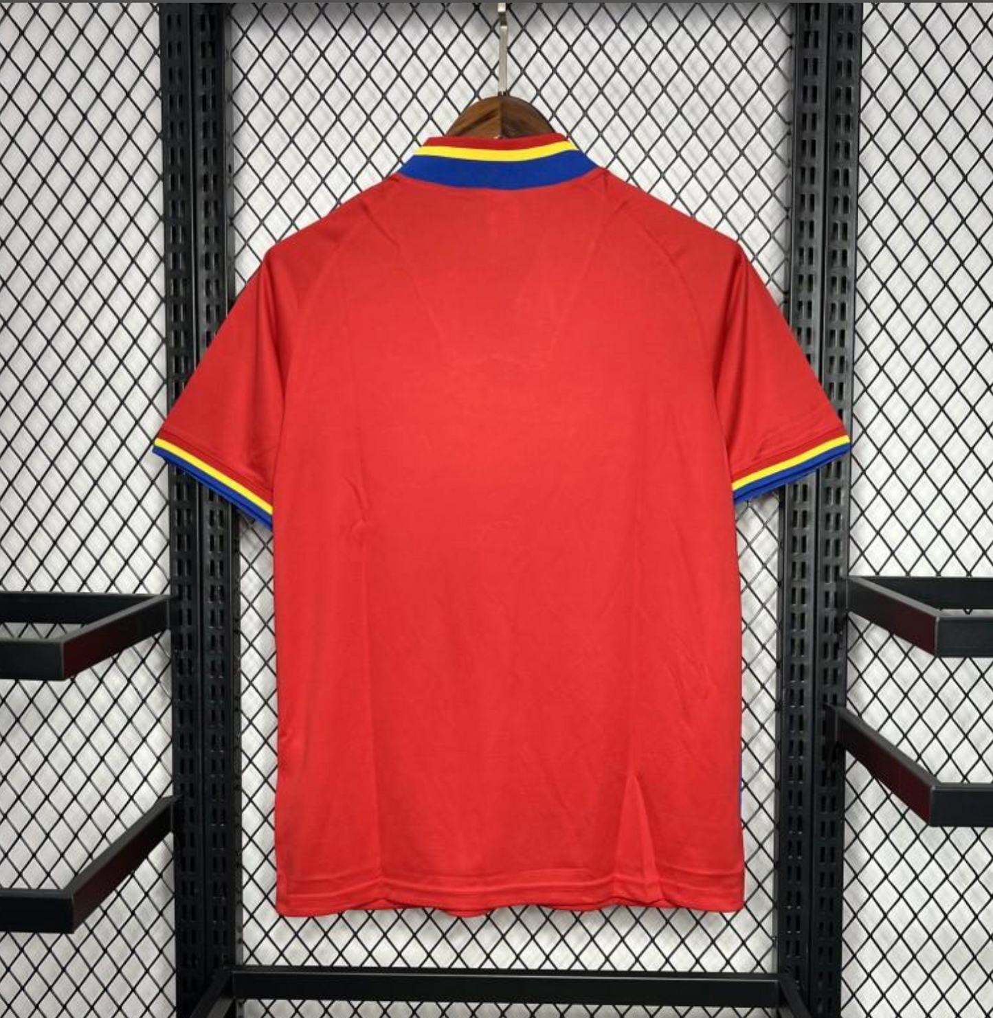 Retro 1994 Romania Away Red Jersey