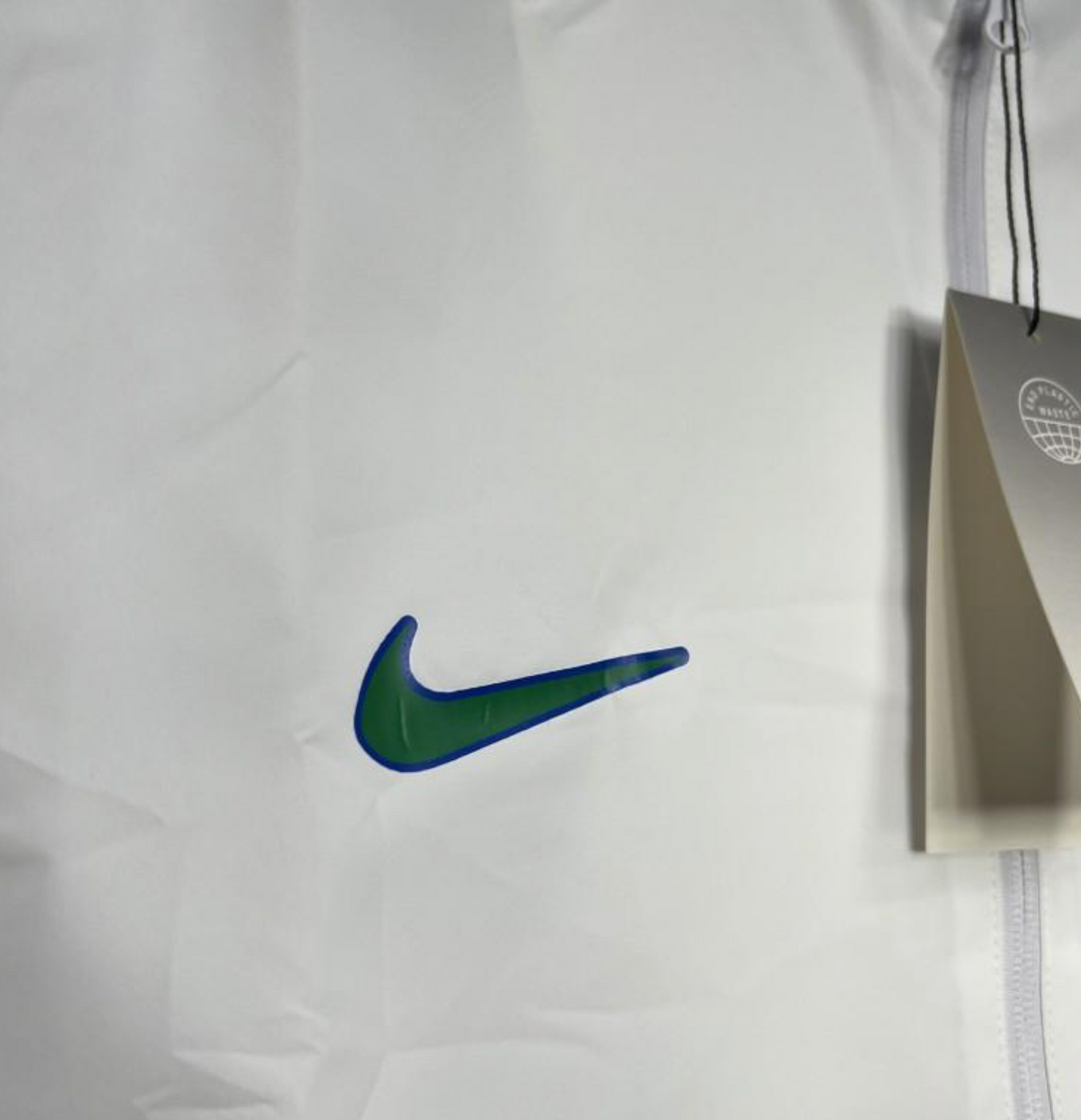 Retro 1994 Brazil White Windbreaker