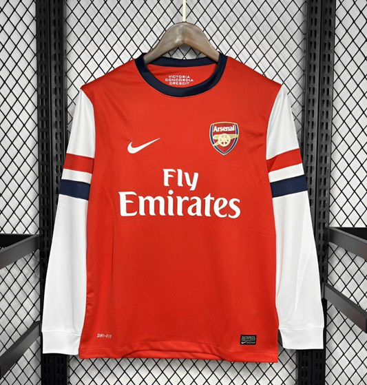 Retro 12/13 Arsenal Home Long Sleeve Jersey