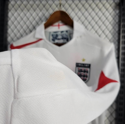 Retro 2006 England Home Long Sleeve Jersey