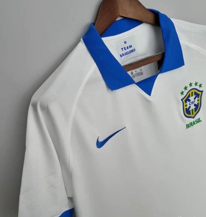 Retro 2019 Brazil Away White Jersey