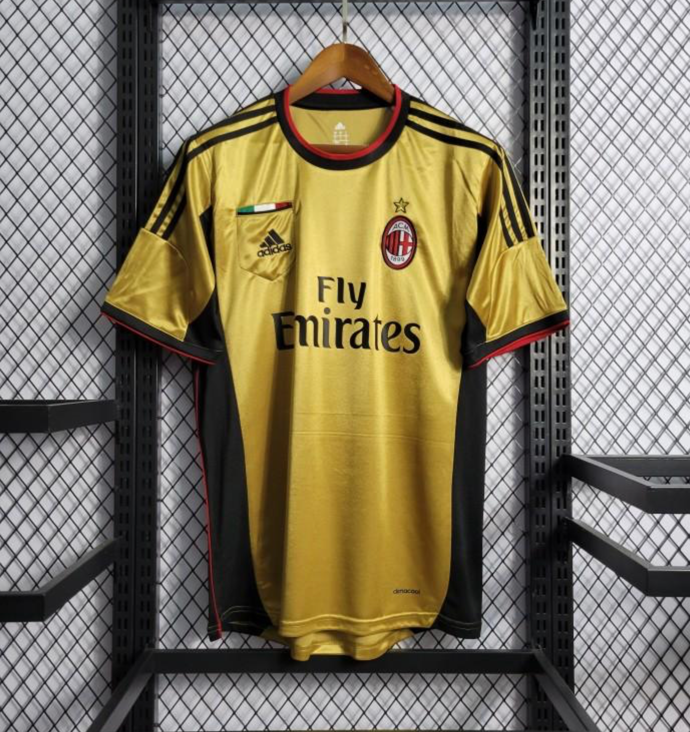 Retro 13/14 Season AC Milan Third Golden Jersey