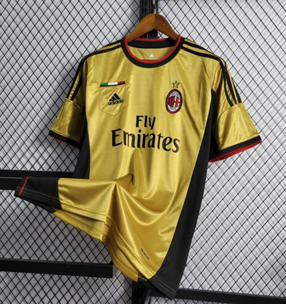 Retro 13/14 Season AC Milan Third Golden Jersey