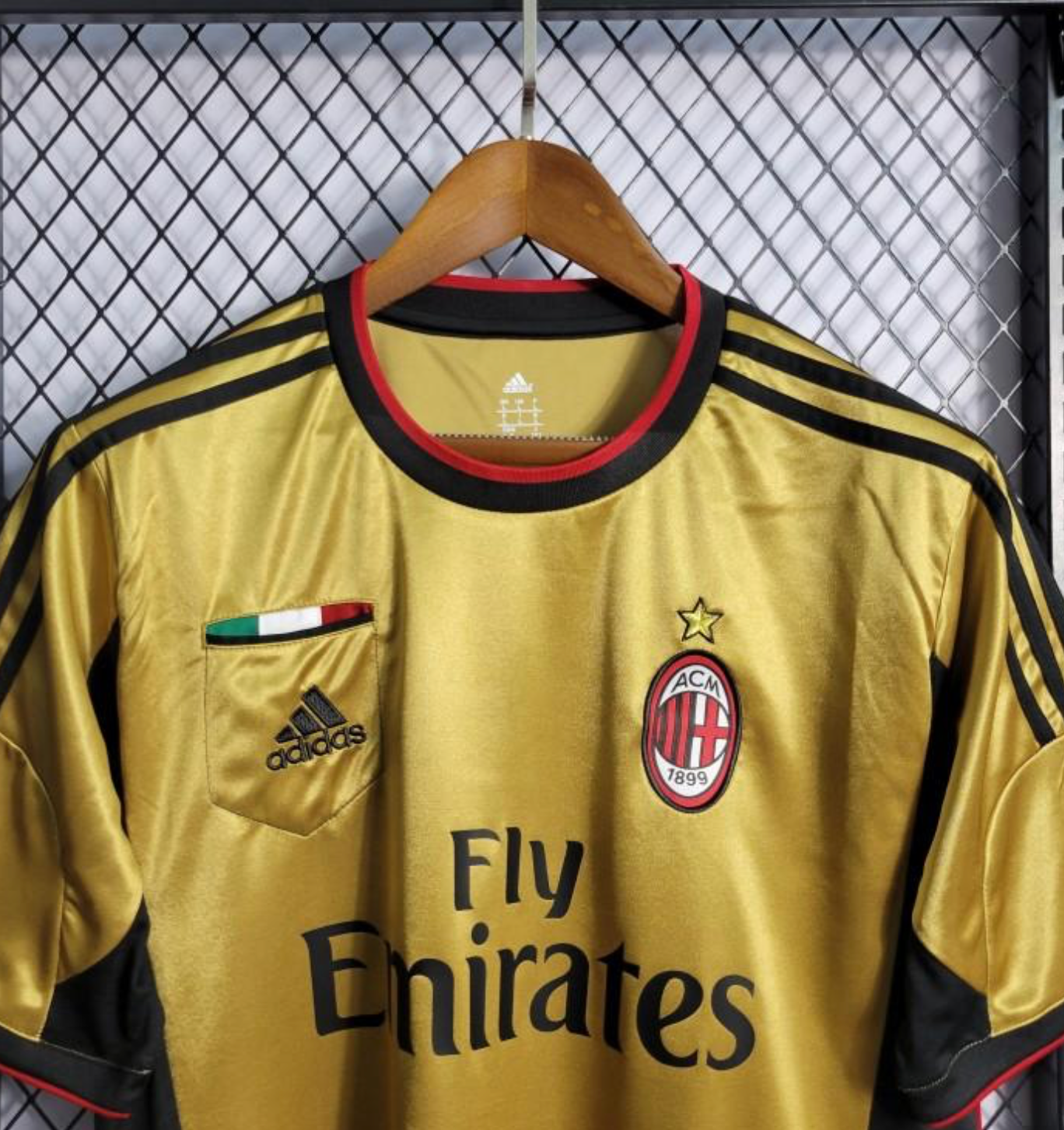 Retro 13/14 Season AC Milan Third Golden Jersey