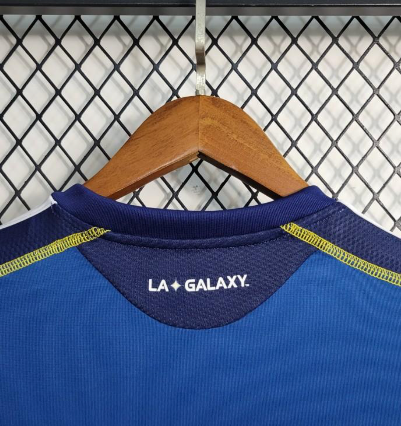 Retro 11/12 La Galaxy Long Sleeve Away Blue Jersey