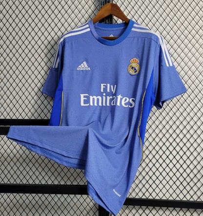 Retro 13/14 Real Madrid Away Blue Jersey