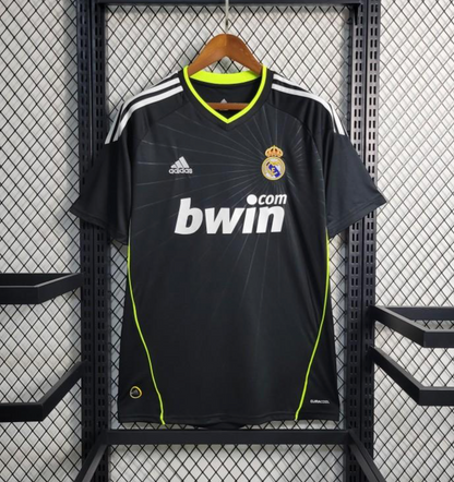 Retro 10/11 Real Madrid Away Black Soccer Jersey