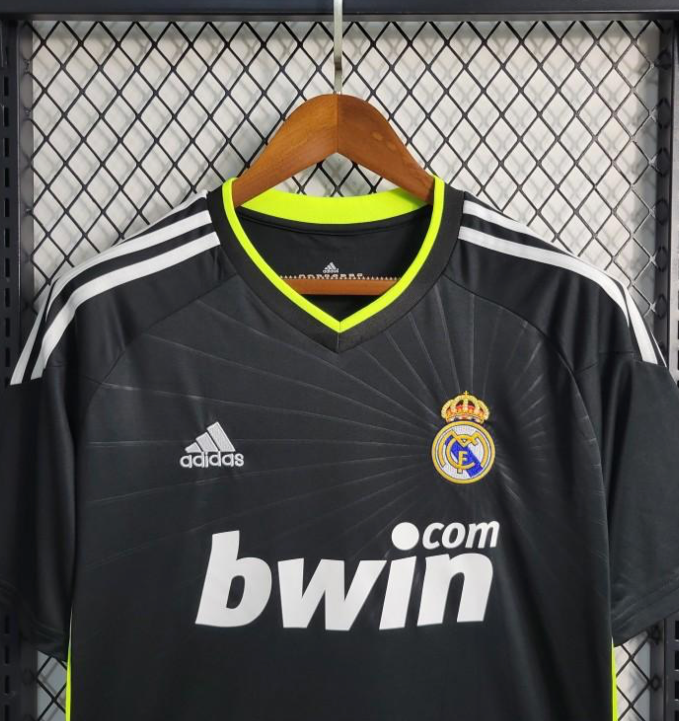 Retro 10/11 Real Madrid Away Black Soccer Jersey