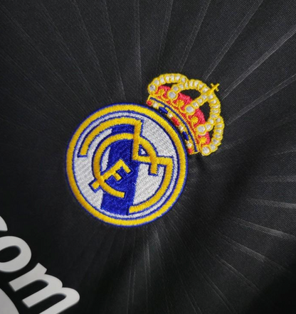 Retro 10/11 Real Madrid Away Black Soccer Jersey